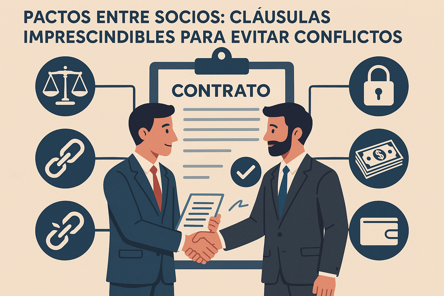 Pactos entre socios: cláusulas imprescindibles para evitar conflictos